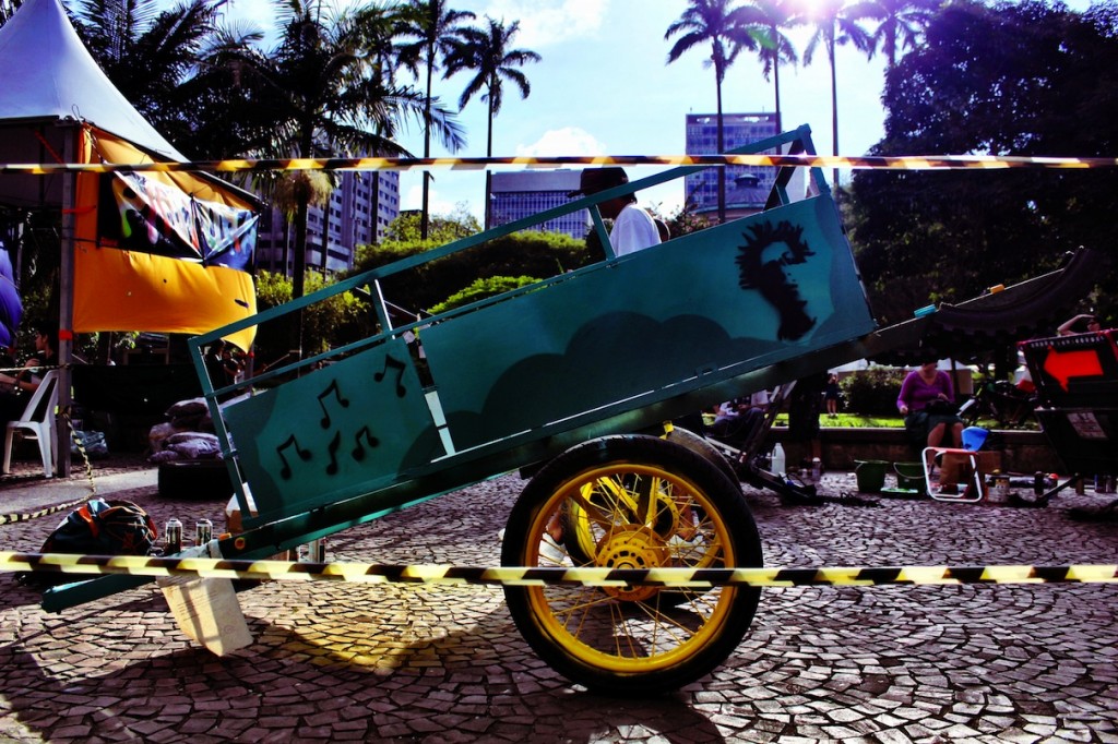 Catador em Sao Paulo Praça Ramos