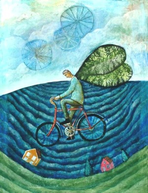 Bicicleta com asas